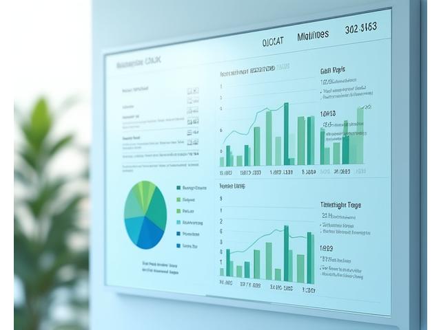 Dashboard interactivo mostrando gráficos y estadísticas de bienestar con barras y líneas de crecimiento.